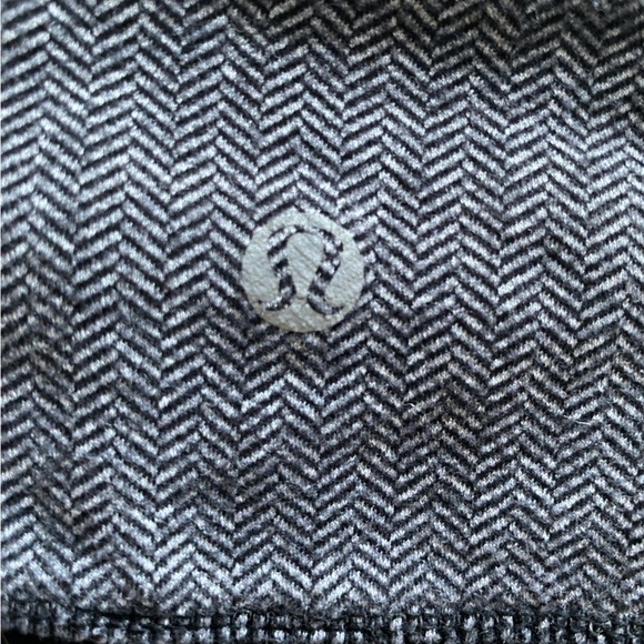 VINTAGE LULULEMON Wunder Under Pant Herringbone Black Swan / Black Size 6 - Picture 6 of 9